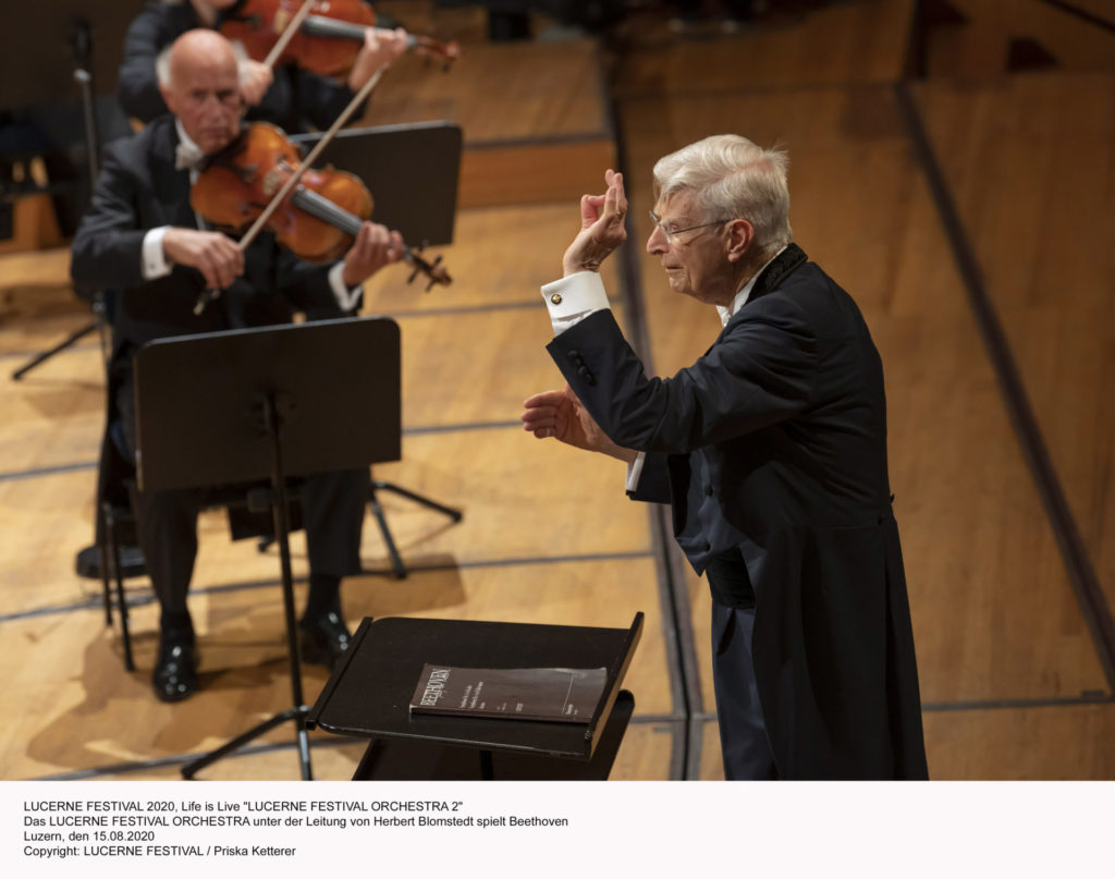 Blomstedt und Beethoven: Zwei alte Meister in Luzern,  Lucerne Festival, 15. August 2020