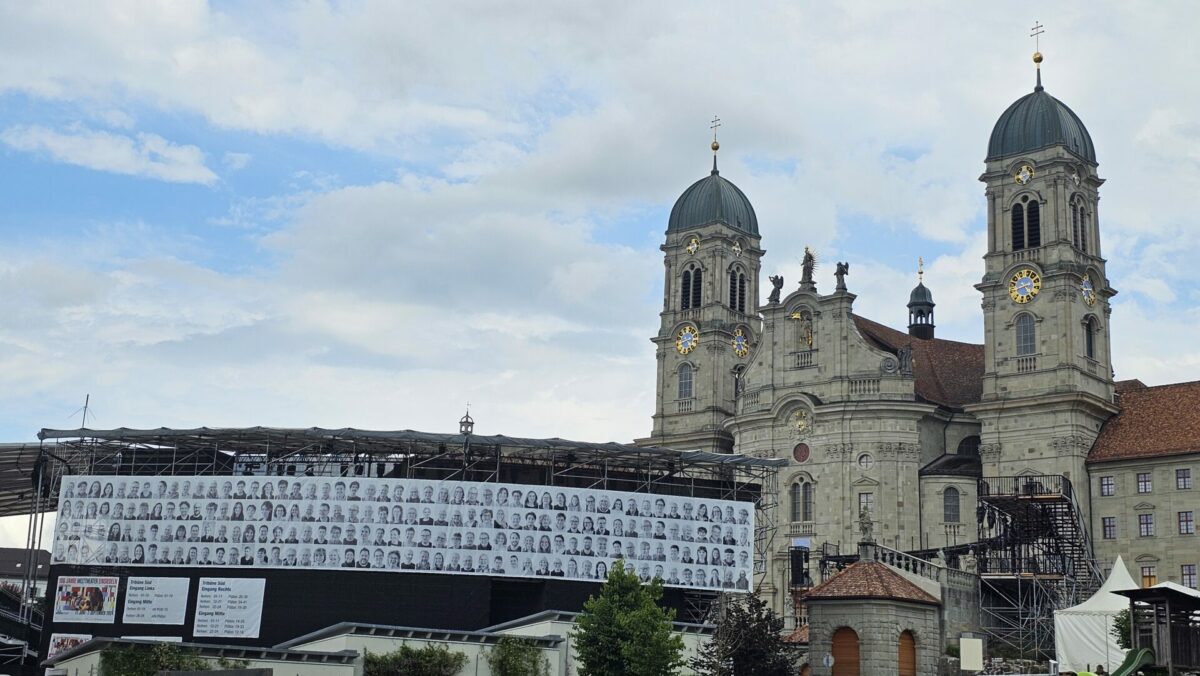 Pedro Calderón de la Barca (1655), Das grosse Welttheater (El gran teatro del mundo)  Kathedralkirche Einsiedeln, 20. Juli 2024