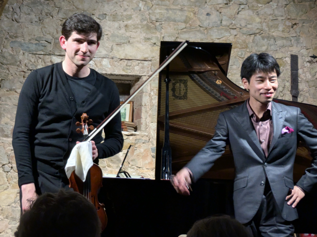 Cristian de Sá (Violine ), Keigo Mukawa (Klavier)  Os Agostos, Algarve, Portugal, 14. Mai 2026