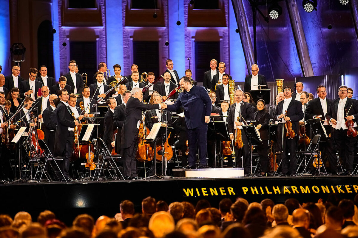Wiener Philharmoniker, Andris Nelsons Dirigent, Gautier Capuçon  Schönbrunn, Wien, 16. Juni 2022