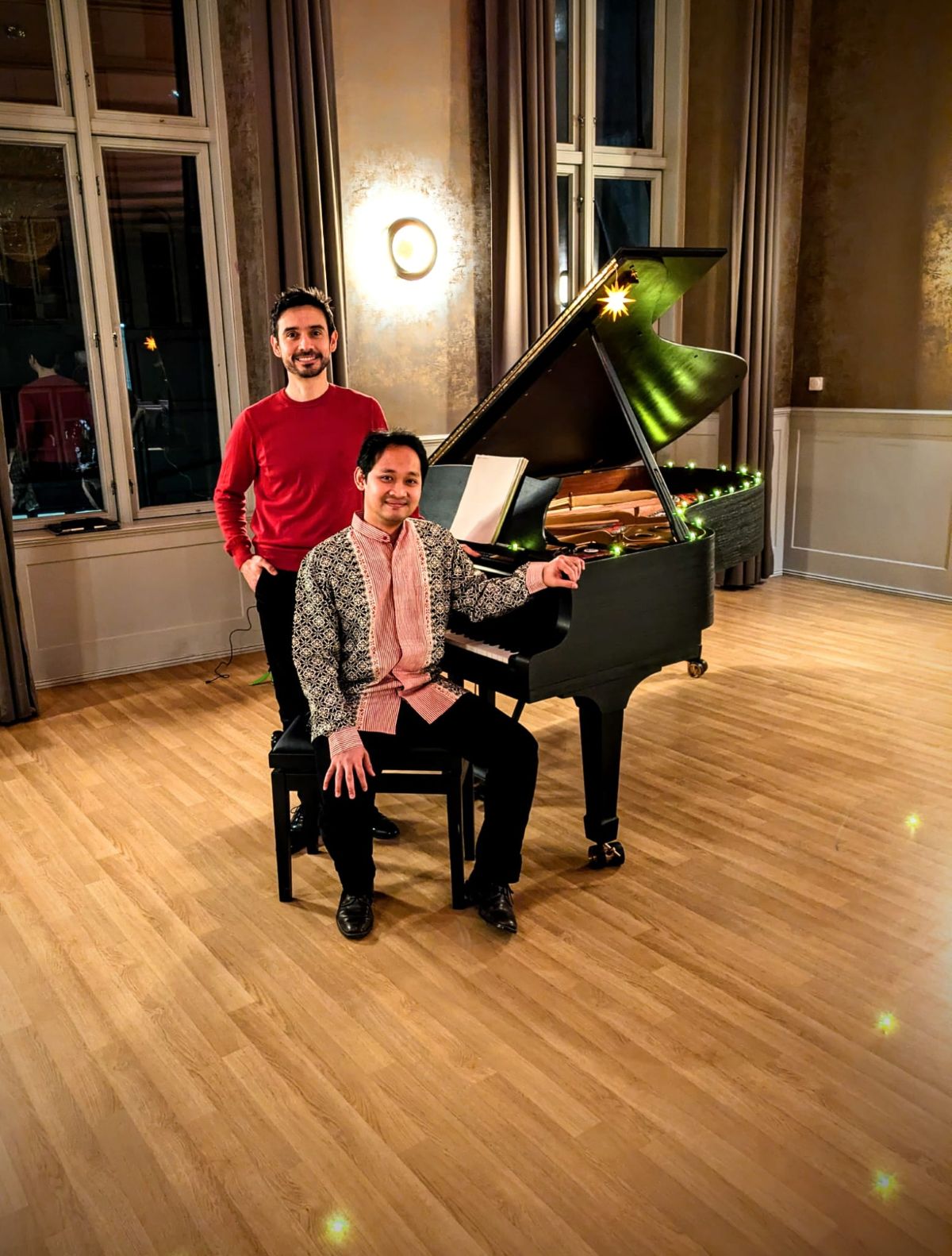 Danang Dirhamsyah und Hermann Valdez, Klavier  Haus Eden, Lübeck, 13. Dezember 2025