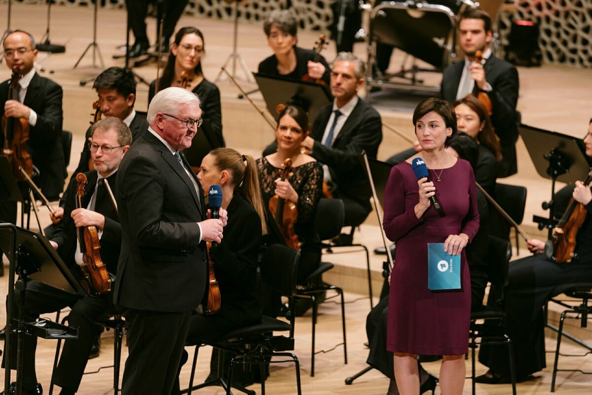 Benefiz-Konzert des Bundespräsidenten in der Elbphilharmonie  Elbphilharmonie, Hamburg, 27. Februar 2022