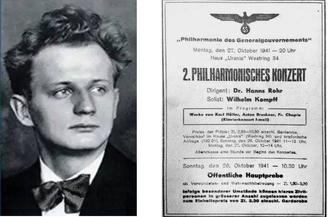 6. Wilhelm Kempff und die Ankündigung seines Konzerts in Krakau
