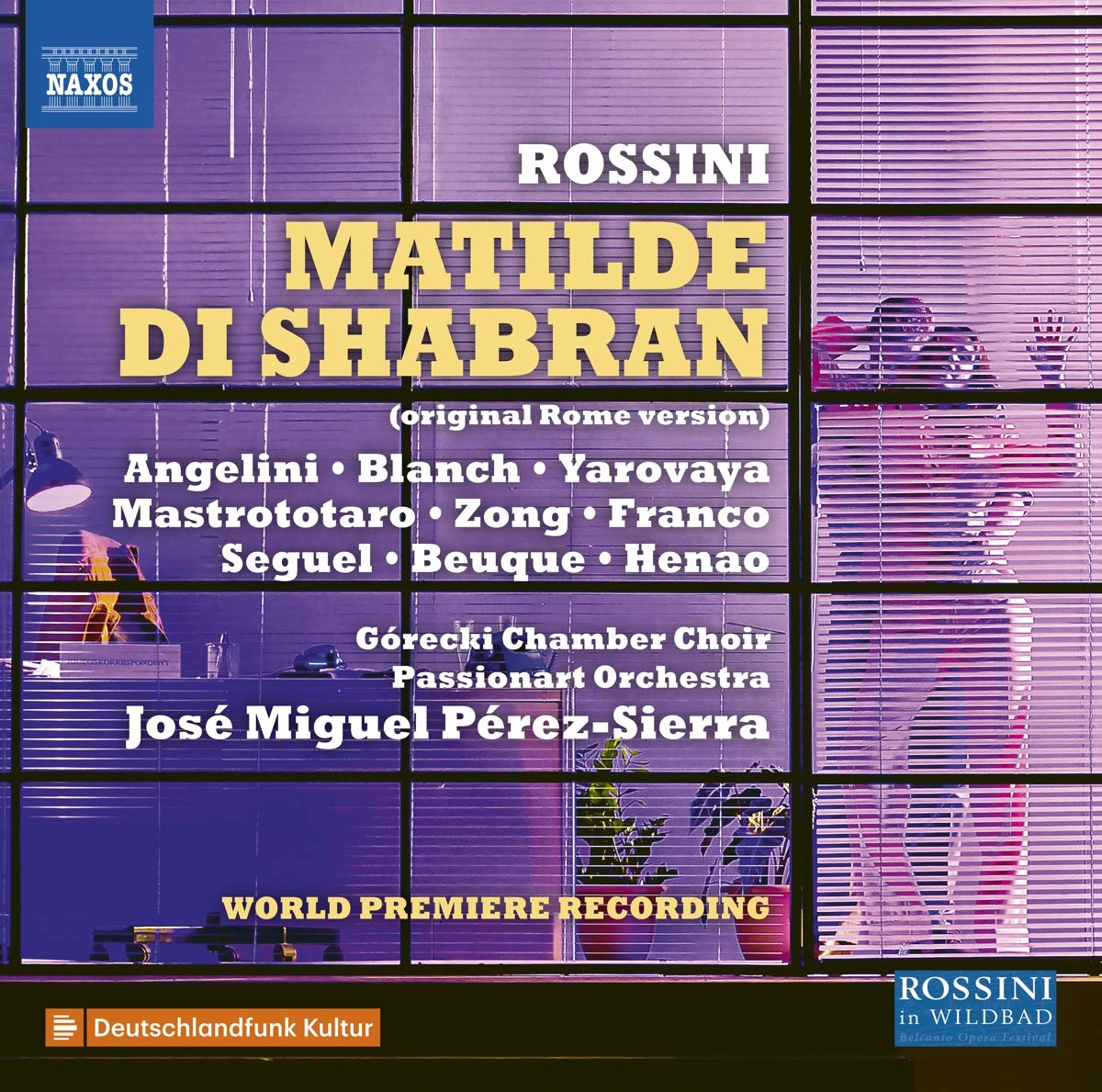 CD-Rezension: Gioachino Rossini, „Matilde di Shabran“, José Miguel Pérez-Sierra, Passionart Orchestra