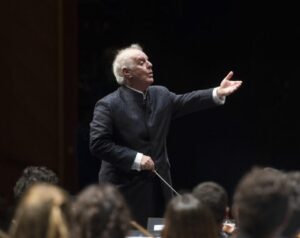 Anne-Sophie Mutter Violine, Daniel Barenboim Dirigent, West-Eastern Divan Orchestra  Konzerthaus Die Glocke, Großer Saal, 7. August 2024