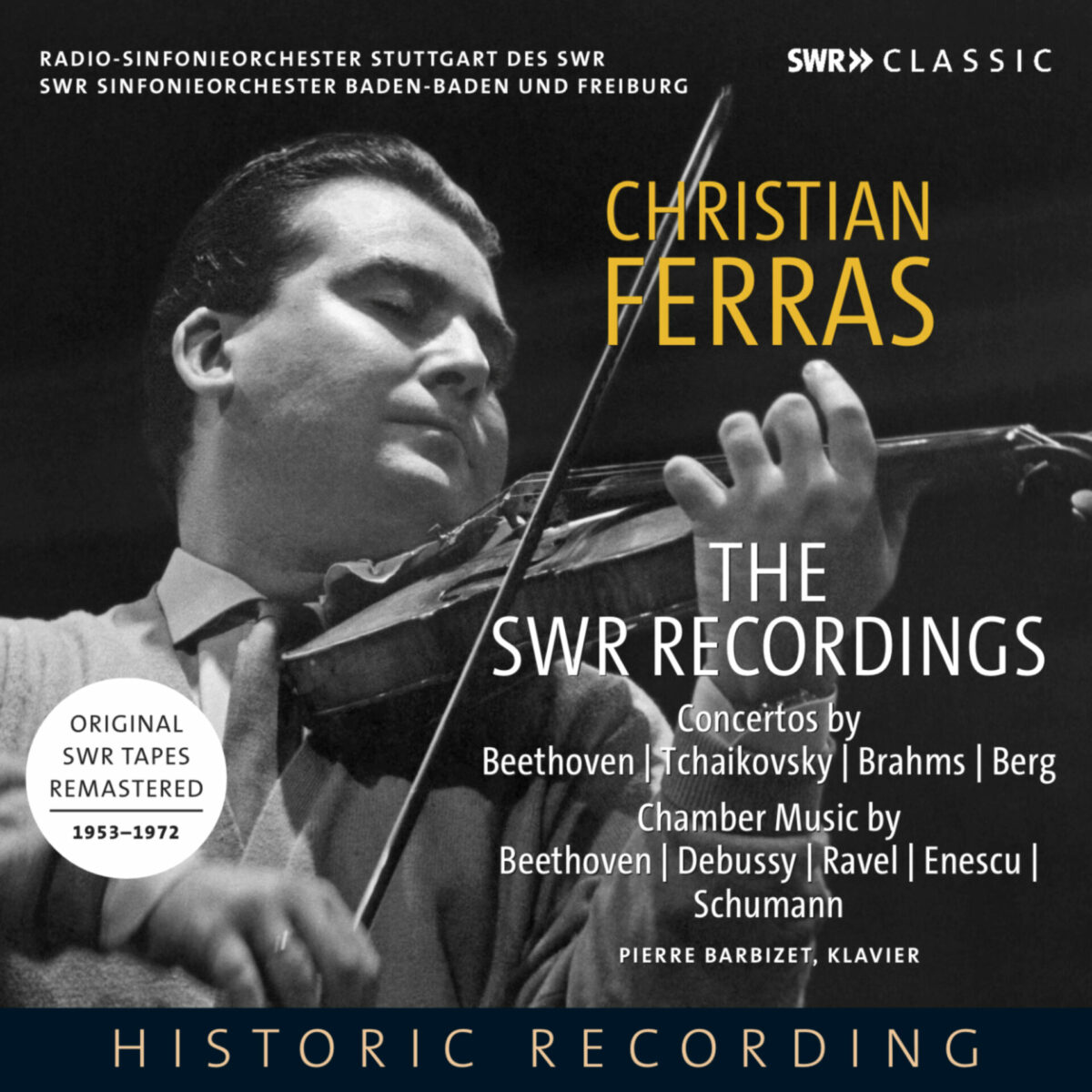 CD-Rezension: Christian Ferras, The SWR Recordings  klassik-begeistert.de