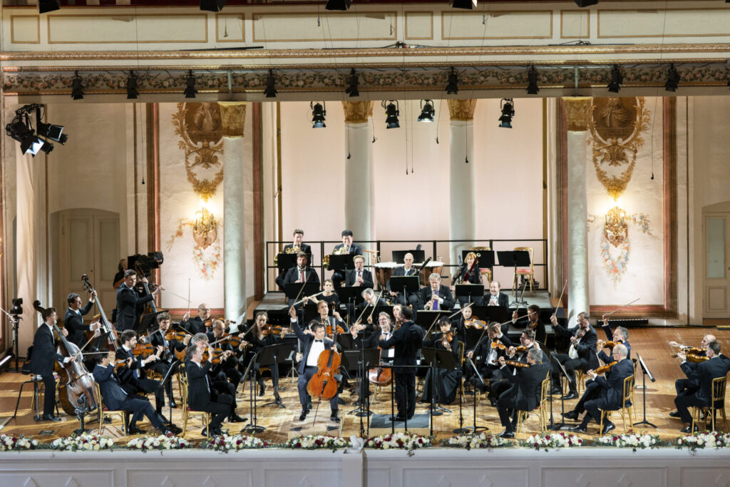 Gautier Capucon mit den Berliner Philharmonikern (c) Lena Line
