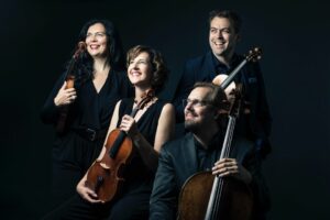 Gropius Quartett, Camille Thomas, Violoncello Lily Maisky, Klavier  Elbphilharmonie, 3. Juli 2022