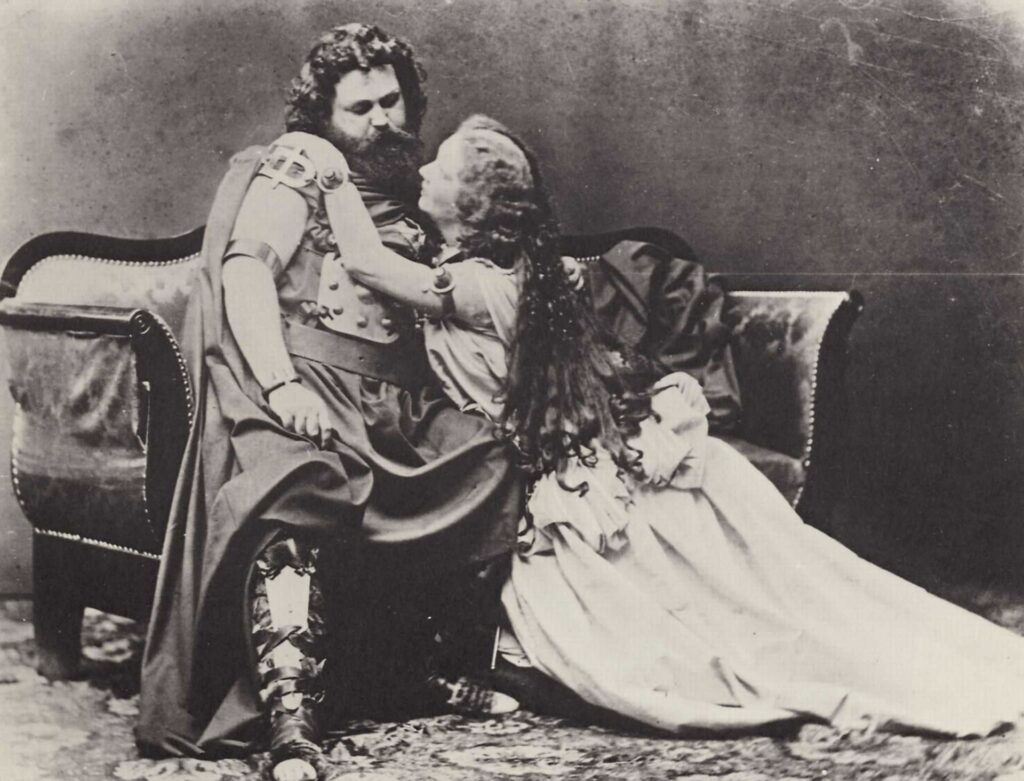 Joseph_Albert_-_Ludwig_und_Malwine_Schnorr_von_Carolsfeld_-_Tristan_und_Isolde,_1865e