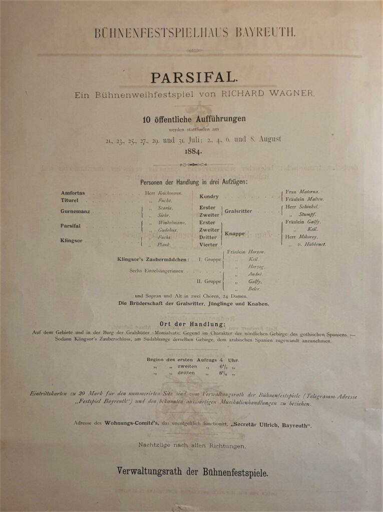 Parsifal 1884