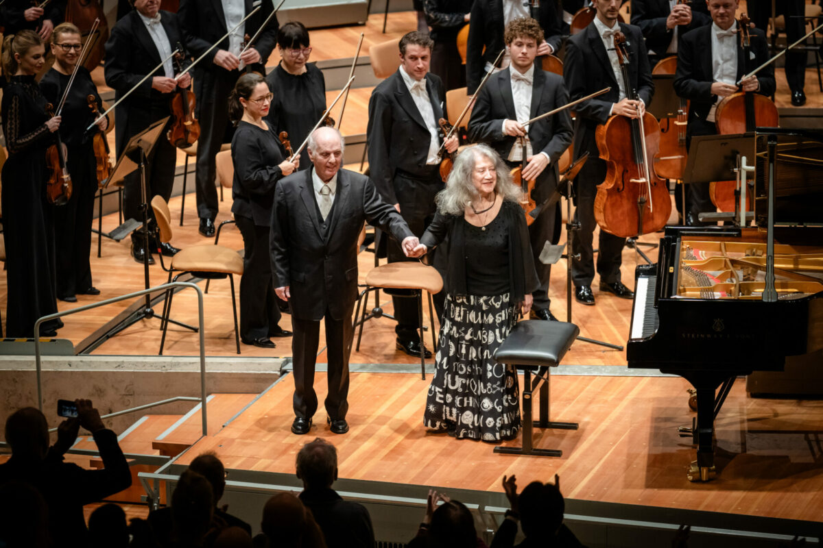 Berliner Philharmoniker, Daniel Barenboim, Dirigent, Martha Argerich, Klavier  Philharmonie Berlin, 24. Oktober 2024