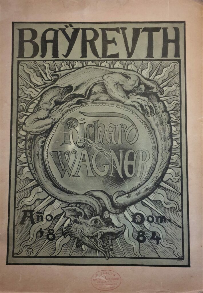 Programmheft 1884 Umschlag