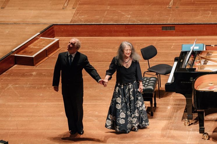 Berliner Philharmoniker, Daniel Barenboim, Dirigent, Martha Argerich, Klavier  Philharmonie Berlin, 6. Januar 2023