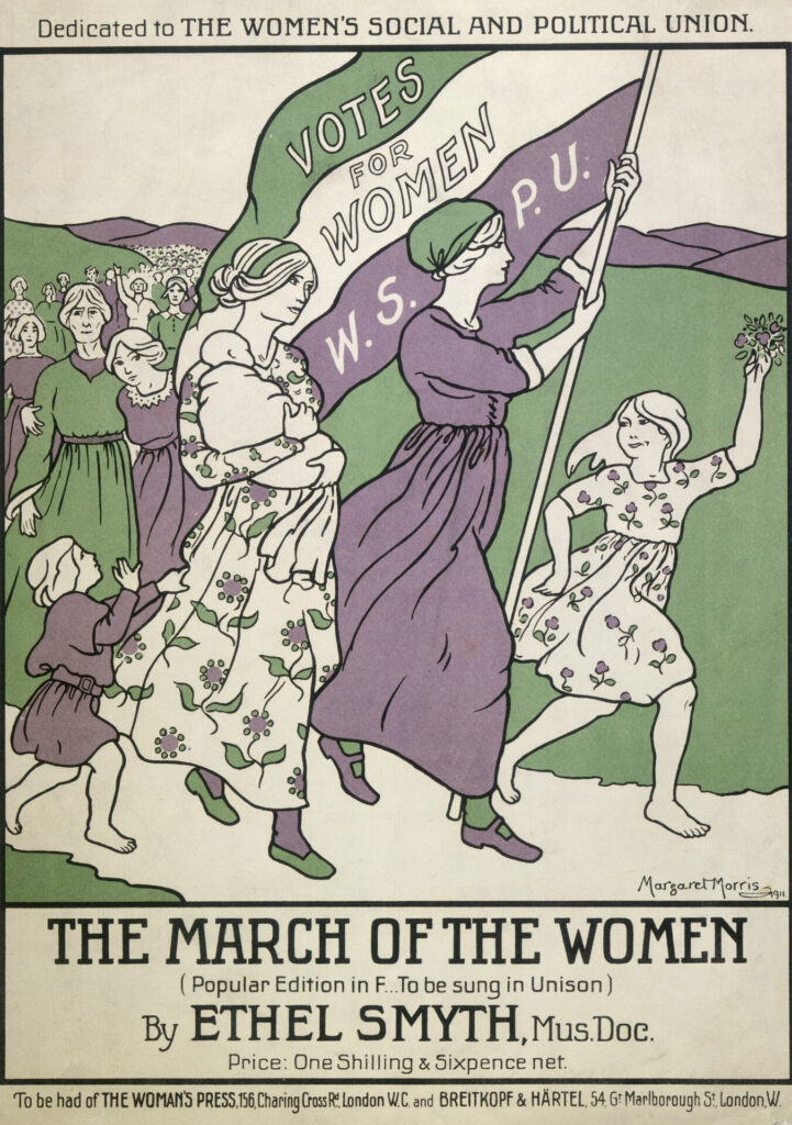 Songsheet of ‚The March of the Women‘, 1911. Artist: Margaret Morris