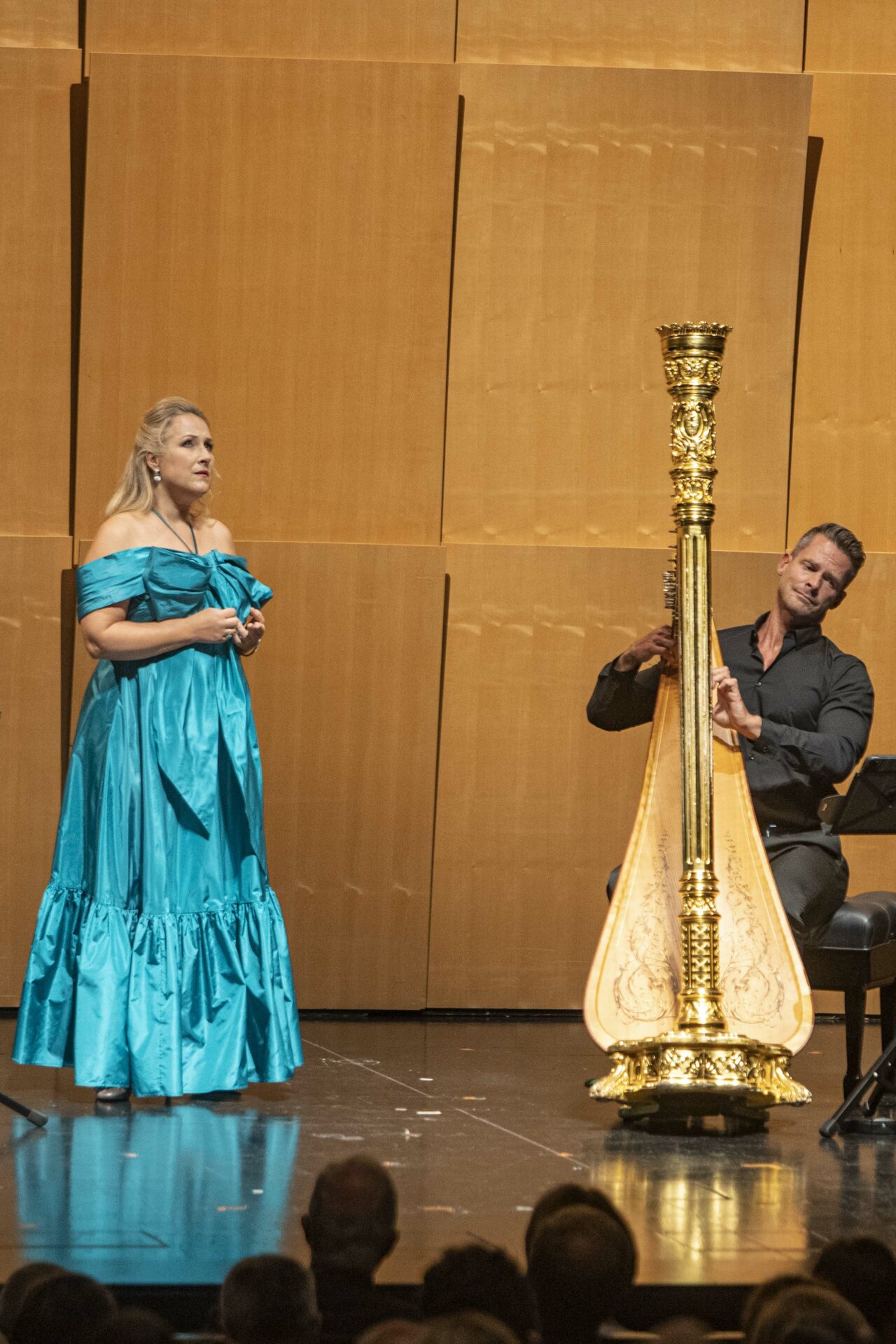 Liederabend Diana Damrau Sopran, Xavier de Maistre  Harfe  Salzburger Festspiele, Haus für Mozart, 23. August 2022